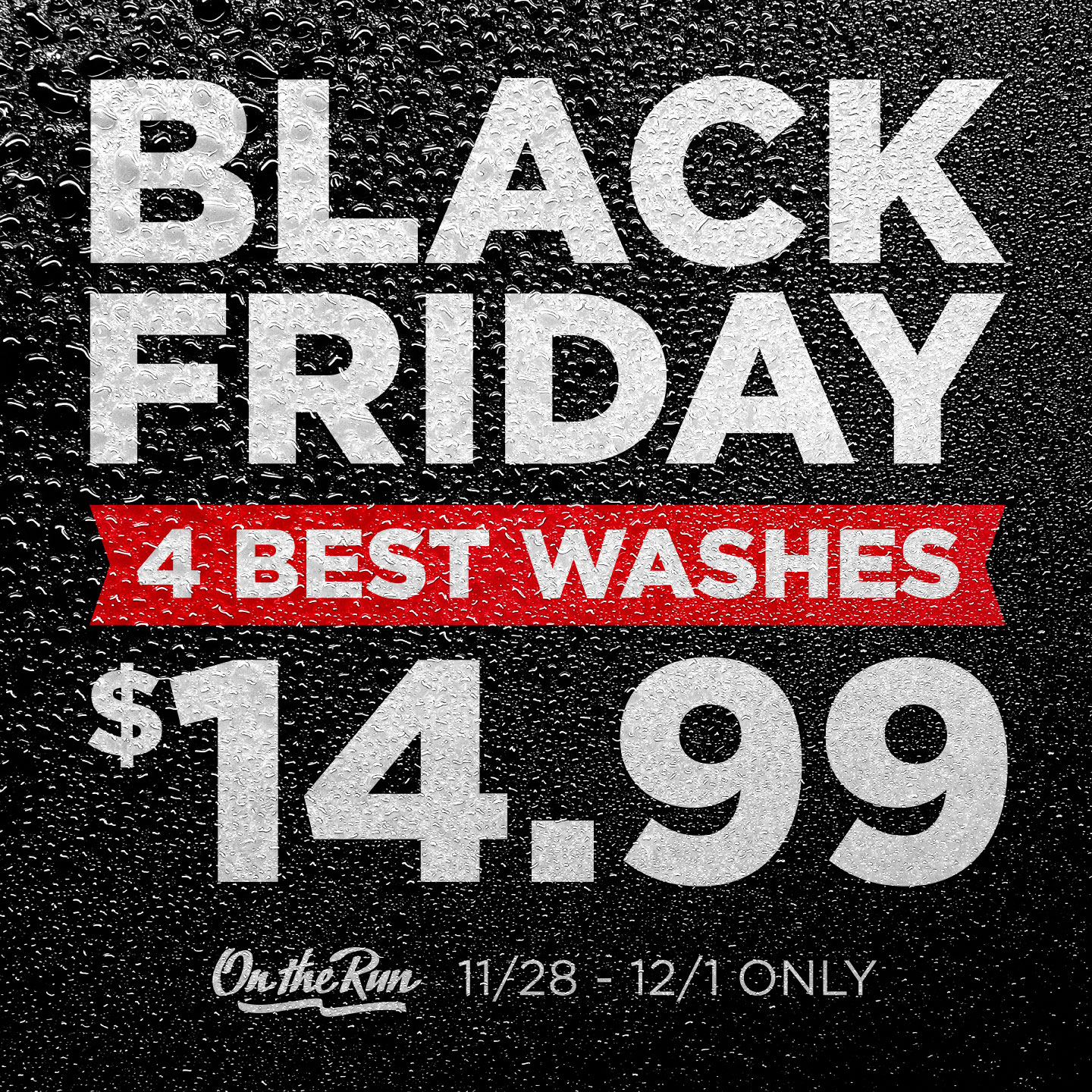 Black background with $14.99 BEST WASH text